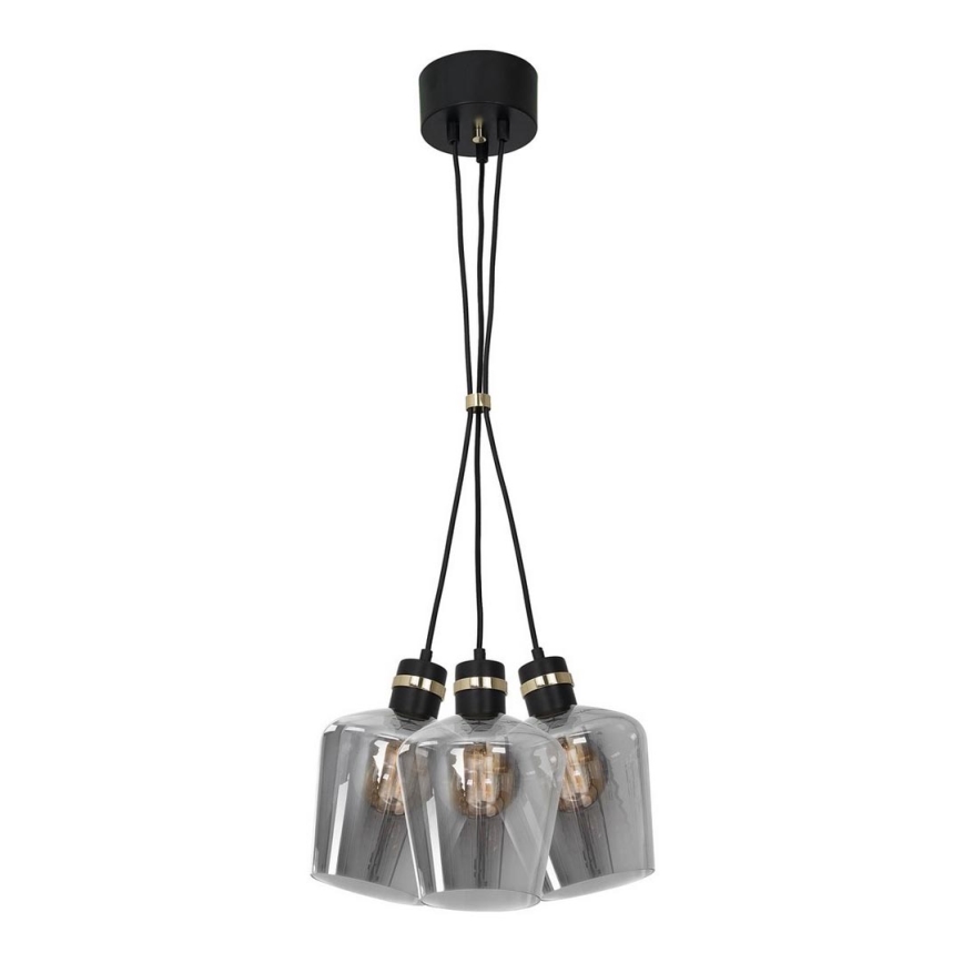 Lampadario su fune RICHMOND 3xE27/60W/230V