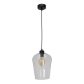 Lampadario su fune SANTIAGO 1xE27/60W/230V limpido