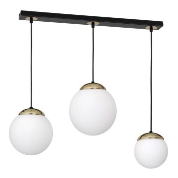 Lampadario su fune SPARTA 3xE14/40W/230V