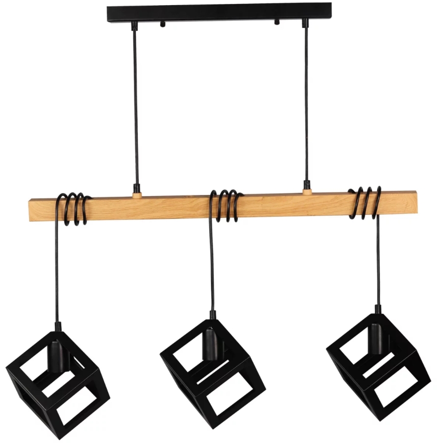Lampadario su fune SWEDEN 3xE27/20W/230V