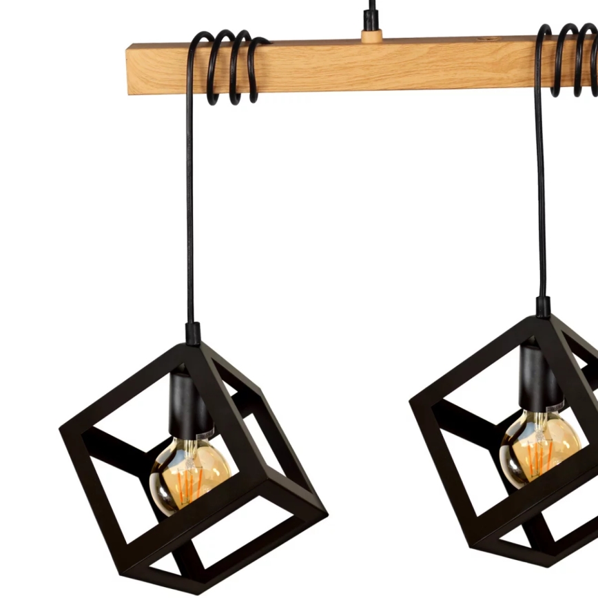 Lampadario su fune SWEDEN 3xE27/20W/230V