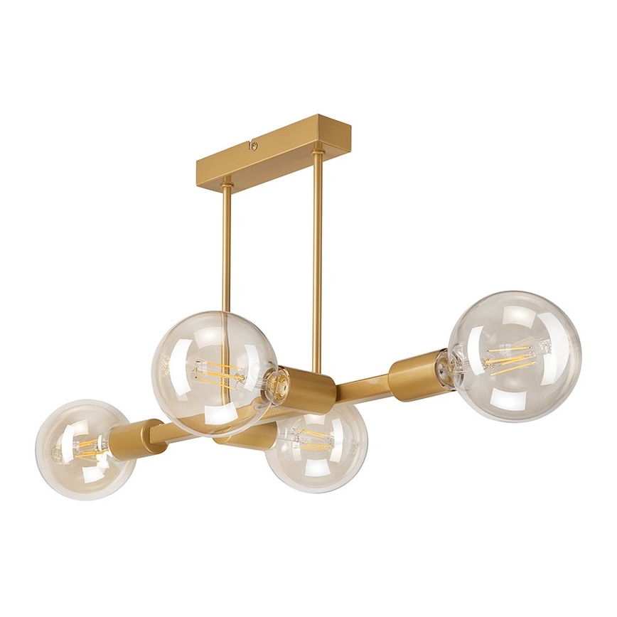 Lampadario su palo ASTRID 4xE27/60W/230V oro