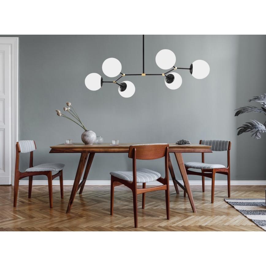 Lampadario su palo DAMAR 6xE27/40W/230V