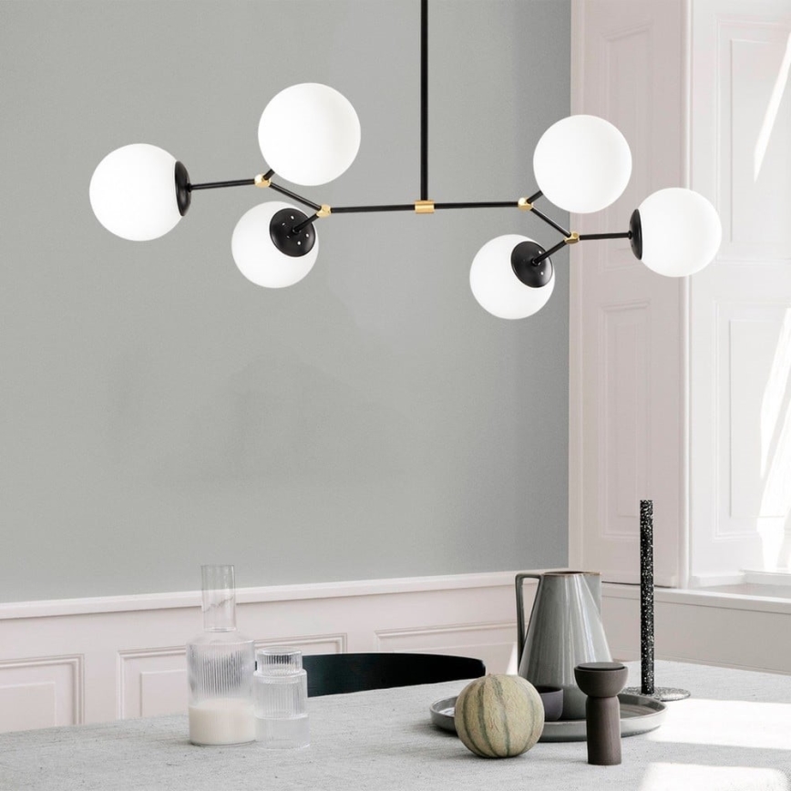 Lampadario su palo DAMAR 6xE27/40W/230V