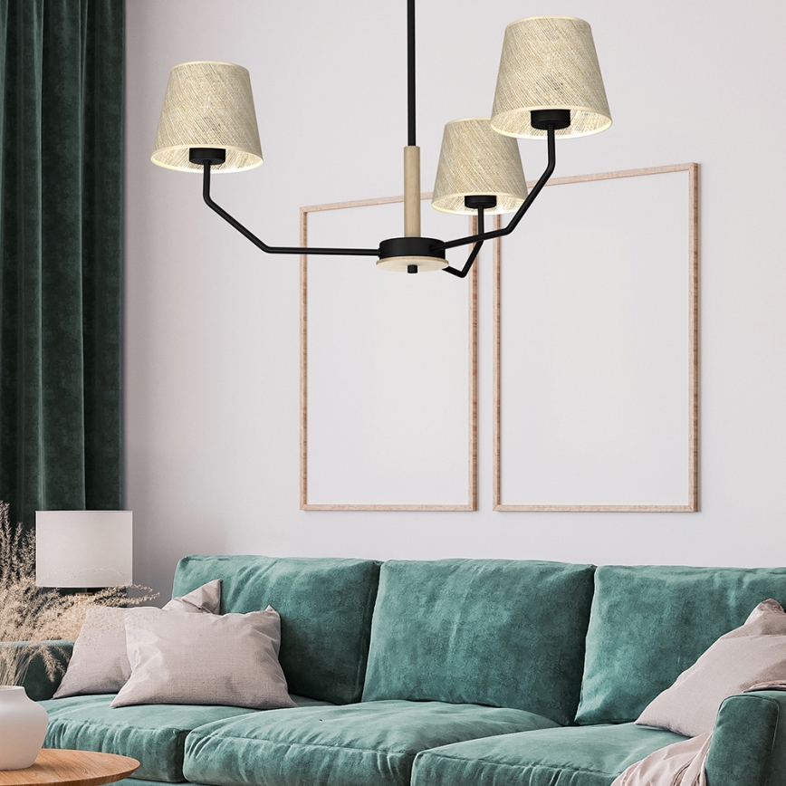 Lampadario su palo ETNA 3xE27/60W/230V