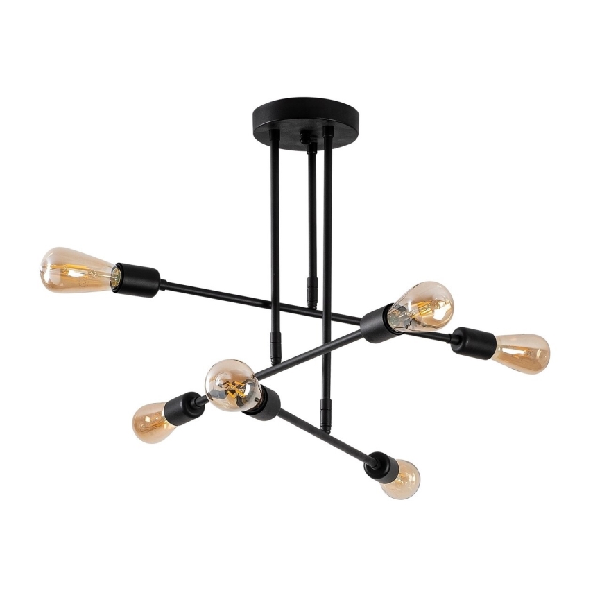 Lampadario su palo FLOWER 6xE27/40W/230V