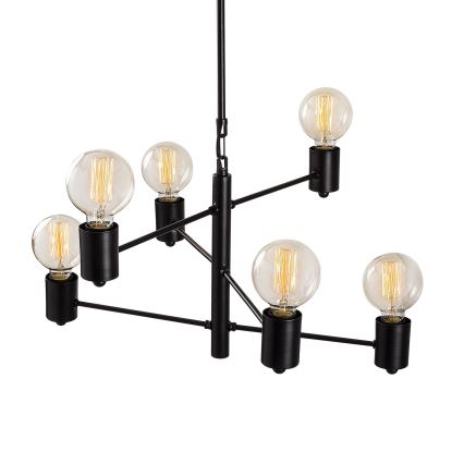 Lampadario su palo HEXA 6xE27/40W/230V