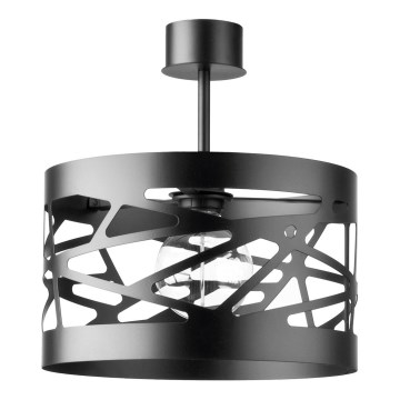 Lampadario su palo  MODUL FREZ 1xE27/60W/230V d. 30 cm nero