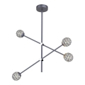 Lampadario su palo PAKSOS 4xG9/5W/230V grigio