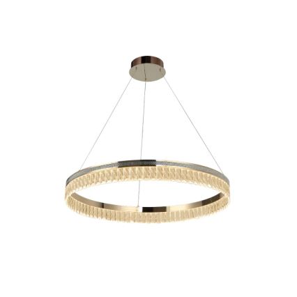 Lampadario in cristallo LED dimmerabile a sospensione con cavo THALIA LED/55W/230V 3000-6000K Ø 80 cm + telecomando
