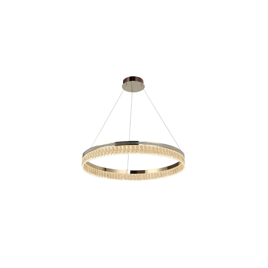 Lampadario in cristallo LED dimmerabile a sospensione con cavo THALIA LED/55W/230V 3000-6000K Ø 80 cm + telecomando