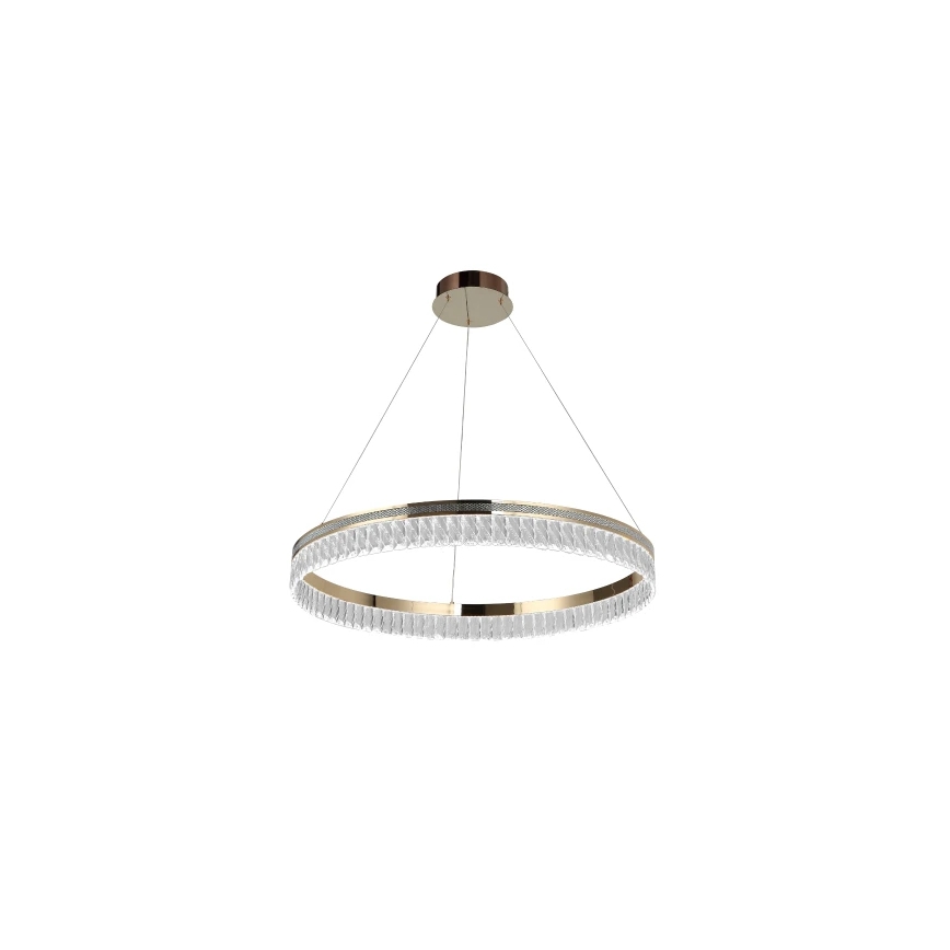 Lampadario in cristallo LED dimmerabile a sospensione con cavo THALIA LED/55W/230V 3000-6000K Ø 80 cm + telecomando