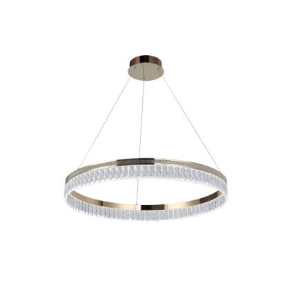 Lampadario in cristallo LED dimmerabile a sospensione con cavo THALIA LED/55W/230V 3000-6000K Ø 80 cm + telecomando