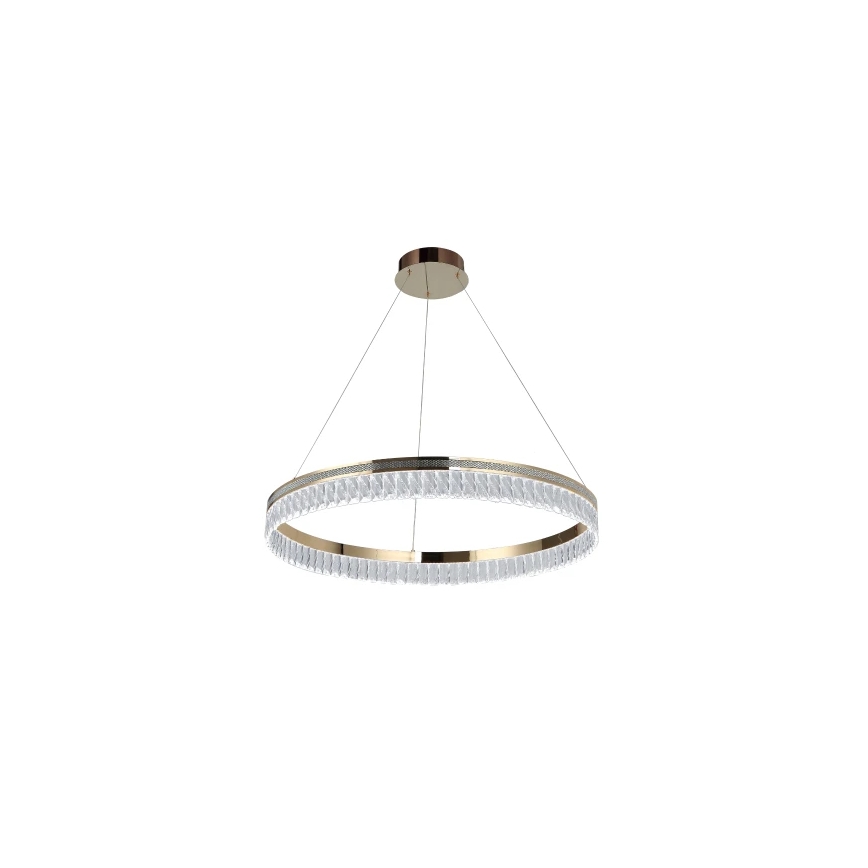Lampadario in cristallo LED dimmerabile a sospensione con cavo THALIA LED/55W/230V 3000-6000K Ø 80 cm + telecomando