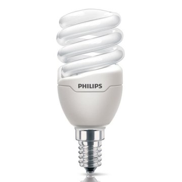 Lampadina a risparmio energetico Philips TORNADO E14/8W/230V 2700K