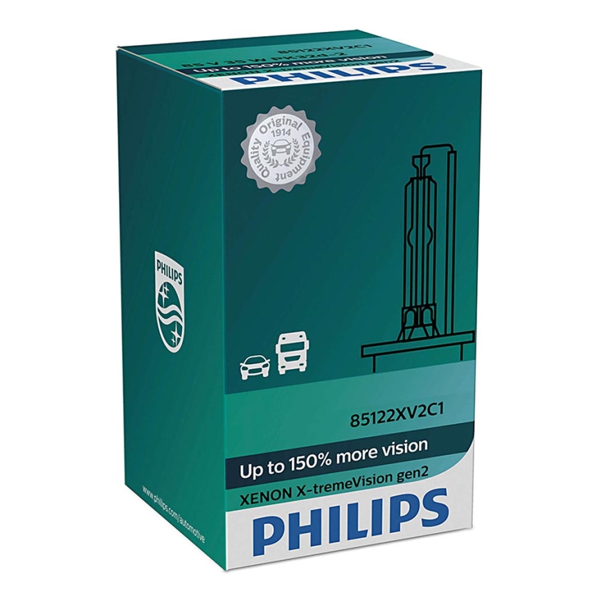 Lampadina allo xeno per auto Philips XENON X-TREMEVISION 85415XV2C1 D1S PK32d-2/35W/85V 4800K