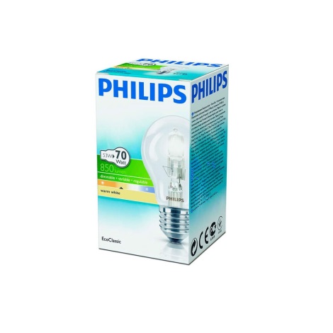 Lampadina alogena dimmerabile Philips E27/53W/230V
