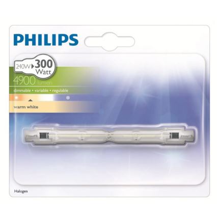 Lampadina alogena PHILIPS R7s/240W/230V - ECO HALO 118 mm