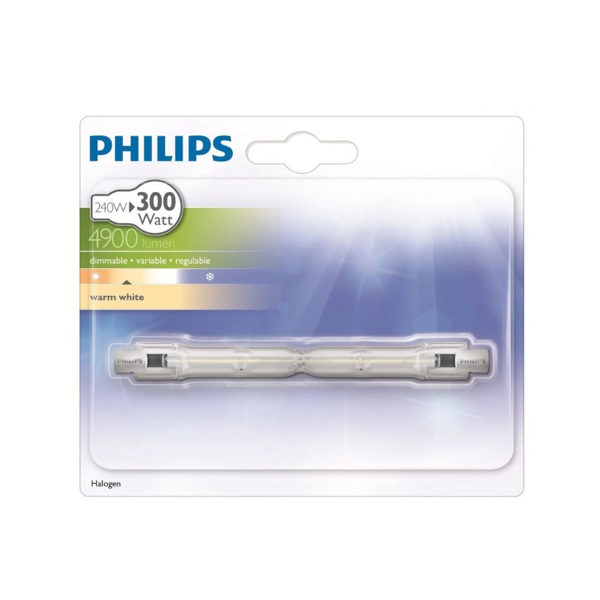 Lampadina alogena PHILIPS R7s/240W/230V - ECO HALO 118 mm