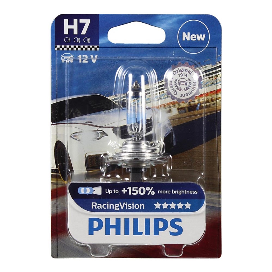 Lampadina Auto Philips RACINGVISION 12972RVB1 H7 PX26d/55W/12V