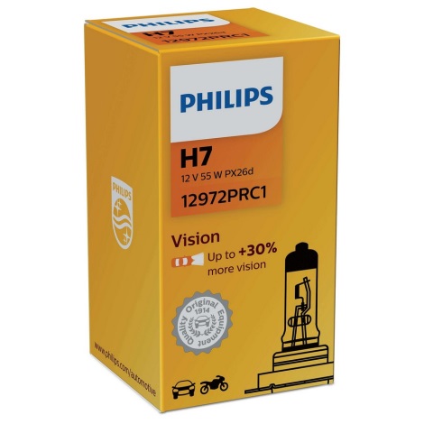 Lampadina Auto Philips VISION 12972PRC1 H7 PX26d/55W/12V