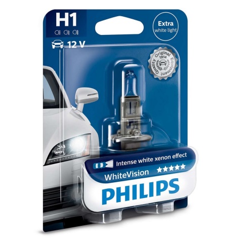 Lampadina Auto Philips WHITE VISION 12258WHVB1 H1 P14,5s/55W/12V