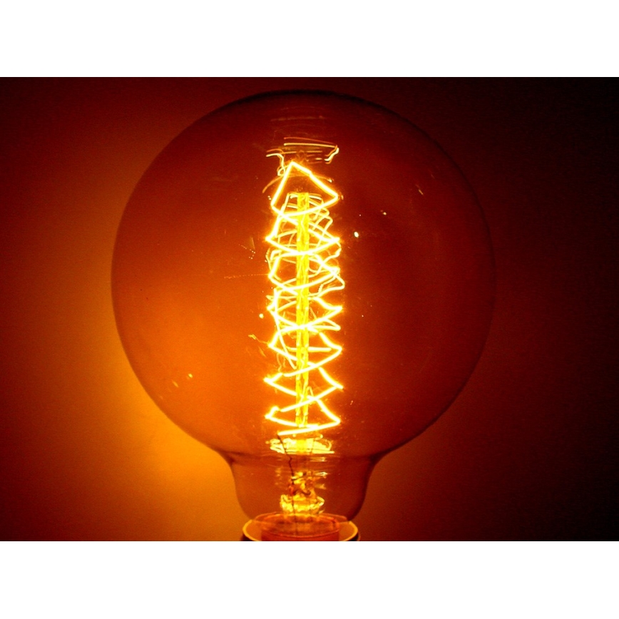 Lampadina decorativa dimmerabile per uso intensivo SELRED G125 E27/60W/230V 2200K