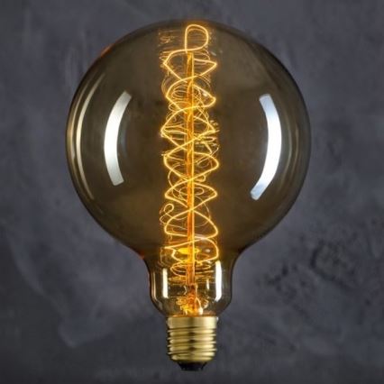 Lampadina decorativa dimmerabile per uso intensivo SELRED G125 E27/60W/230V 2200K