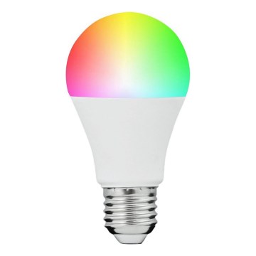 Lampadina dimmerabile LED RGBW SMART A60 E27/8,5W/230V 4000K con telecomando