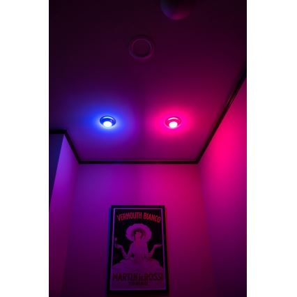 Lampadina GS dimmerabile LED RGB con telecomando E27/7W/230V