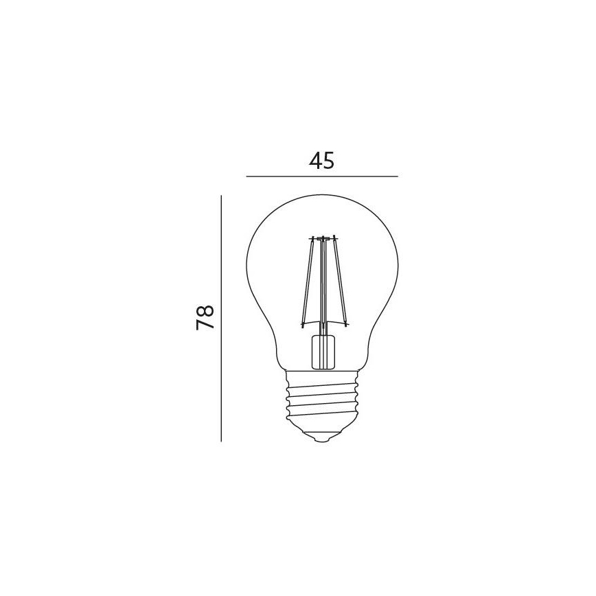 Lampadina LED 1xE27/4W/230V 3000K