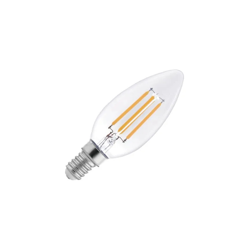 Lampadina LED a filamento C37 E14/6W/230V 4000K