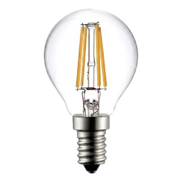 Lampadina LED a filamento G45 E14/6W/230V 4000K