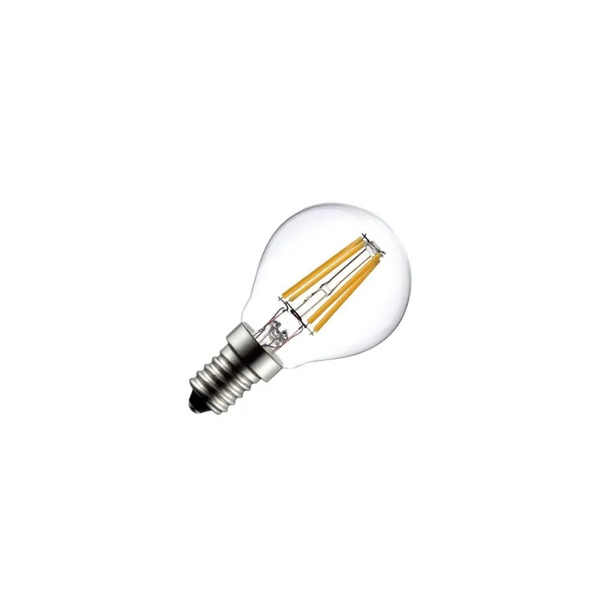 Lampadina LED a filamento G45 E14/6W/230V 4000K