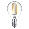 Lampadina LED a filamento Philips E14/4,3W/230V 4000K