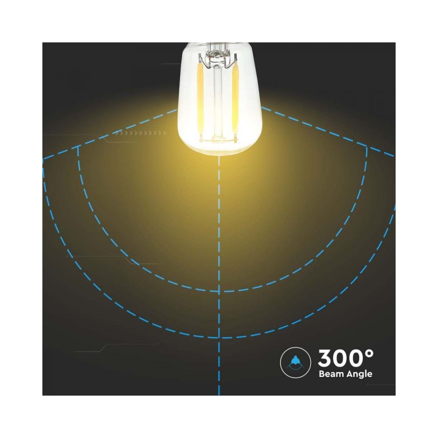 Lampadina LED a filamento ST26 E14/2W/230V 3000K