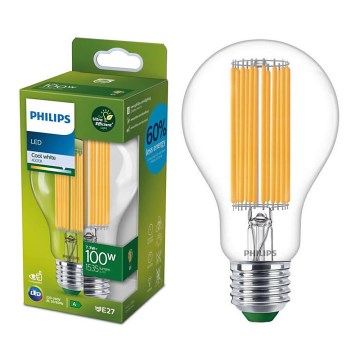 Lampadina LED a filamento ULTRAEFFICIENT Philips A60 E27/7,3W/230V 4000K