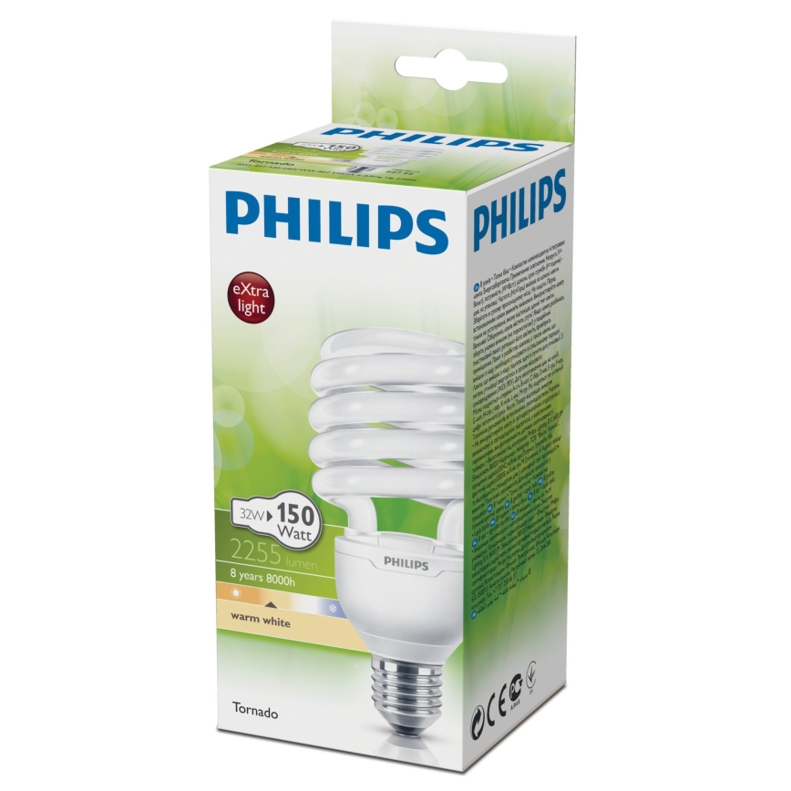 Lampadina LED a risparmio energetico Philips TORNADO E27/32W/230V 2700K