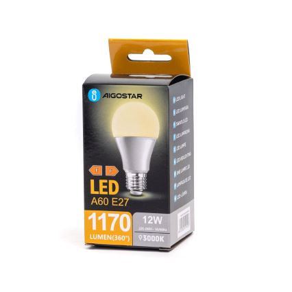 Lampadina LED A60 E27/12W/230V 3000K - Aigostar