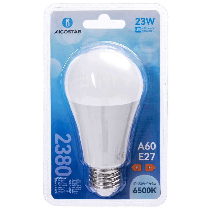 Lampadina LED A60 E27/23W/230V 6500K - Aigostar