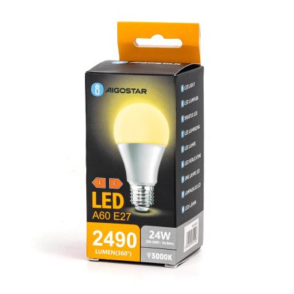 Lampadina LED A60 E27/24W/230V 3000K - Aigostar