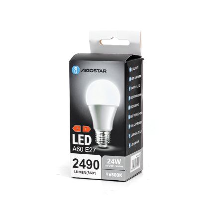 Lampadina LED A60 E27/24W/230V 6500K - Aigostar