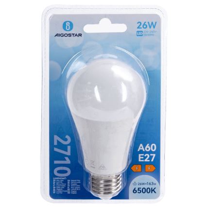 Lampadina LED A60 E27/26W/230V 6500K - Aigostar