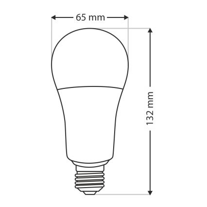 Lampadina LED A65 E27/18W/230V 4200K
