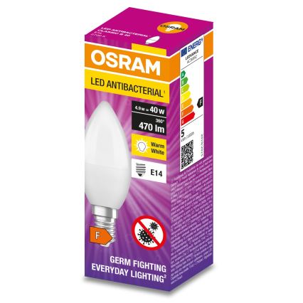 Lampadina LED Antibatterica B40 E14/4,9W/230V 2700K - Osram