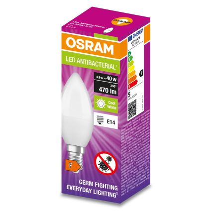 Lampadina LED Antibatterica B40 E14/4,9W/230V 4000K - Osram