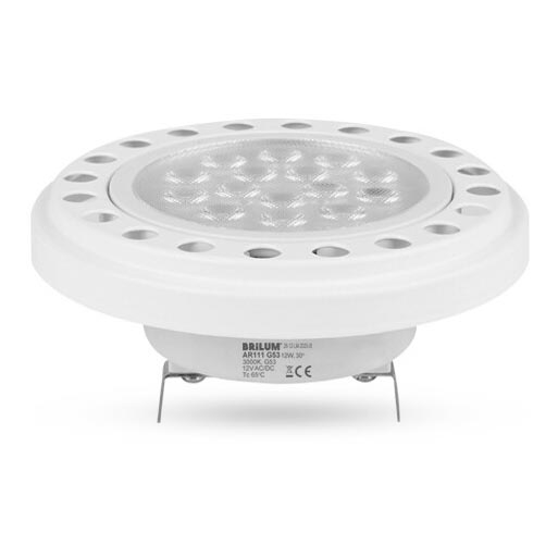 Lampadina LED AR111 G53/12W/12V 3000K bianco 30°