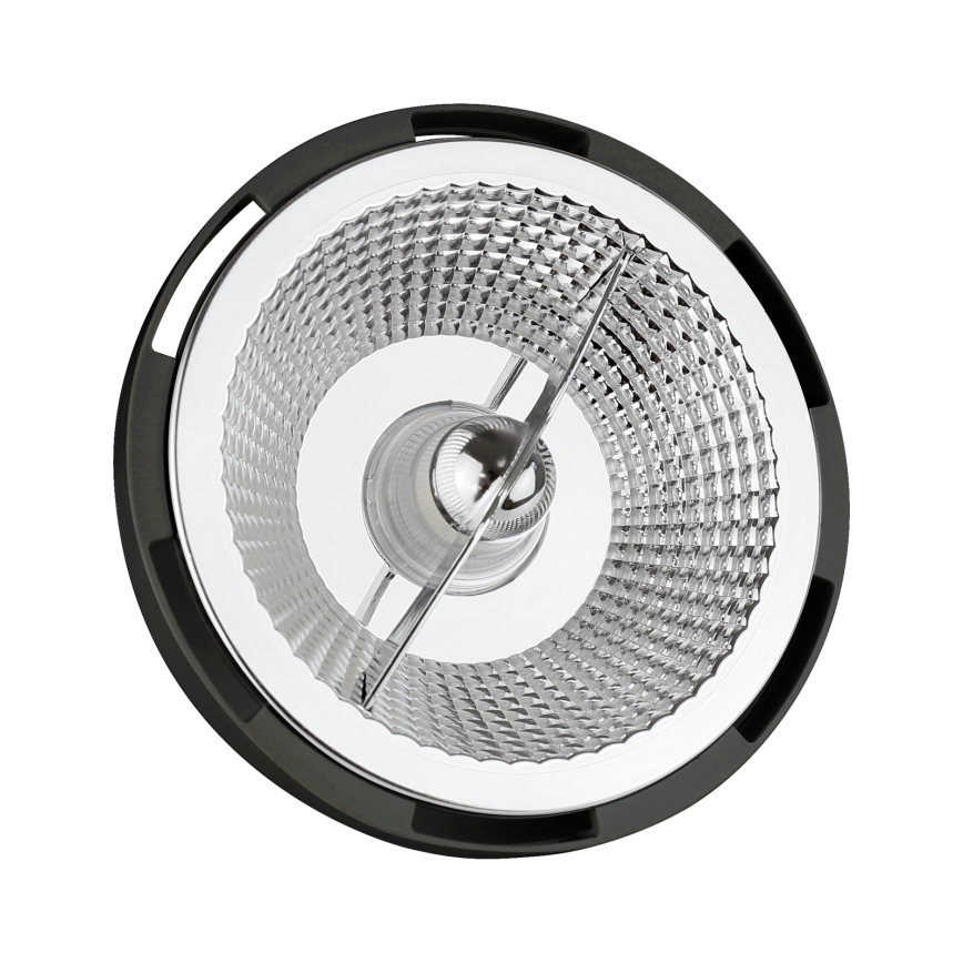 Lampadina LED AR111 GU10/12W/230V 3000K 15° nera