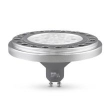 Lampadina LED AR111 GU10/12W/230V 3000K argento 30°