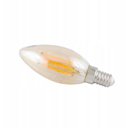 Lampadina LED C35 E14/4W/230V 2500K